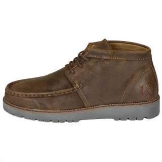FRED PERRY Kenney Suede Ankle Boots Men's Brown