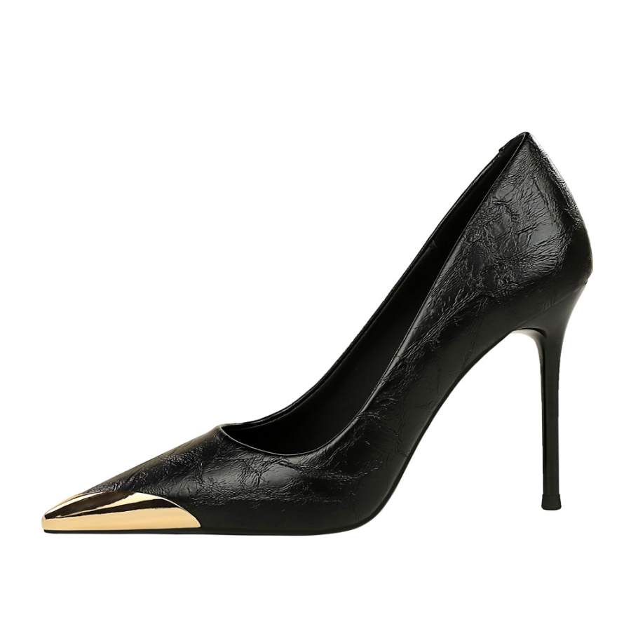 QITUMAUL Slim Heel High Heels 9.5cm Women's
