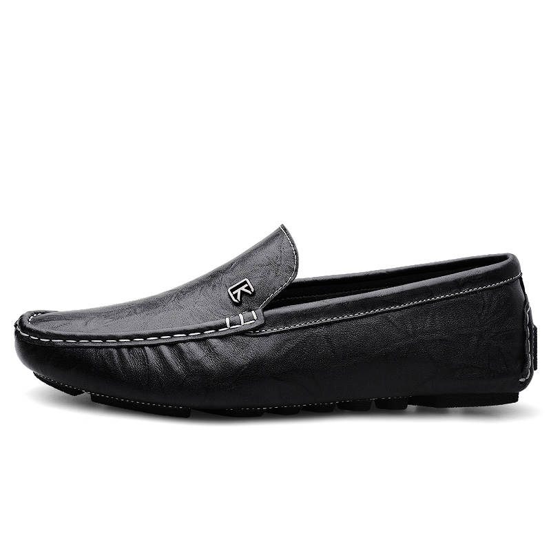 CKVUSAMG Top Grain Cow Leather Casual Shoes Men's