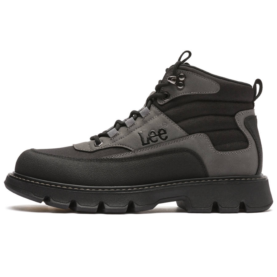 Lee Lee Combat Boots Men's Black/Light Camel