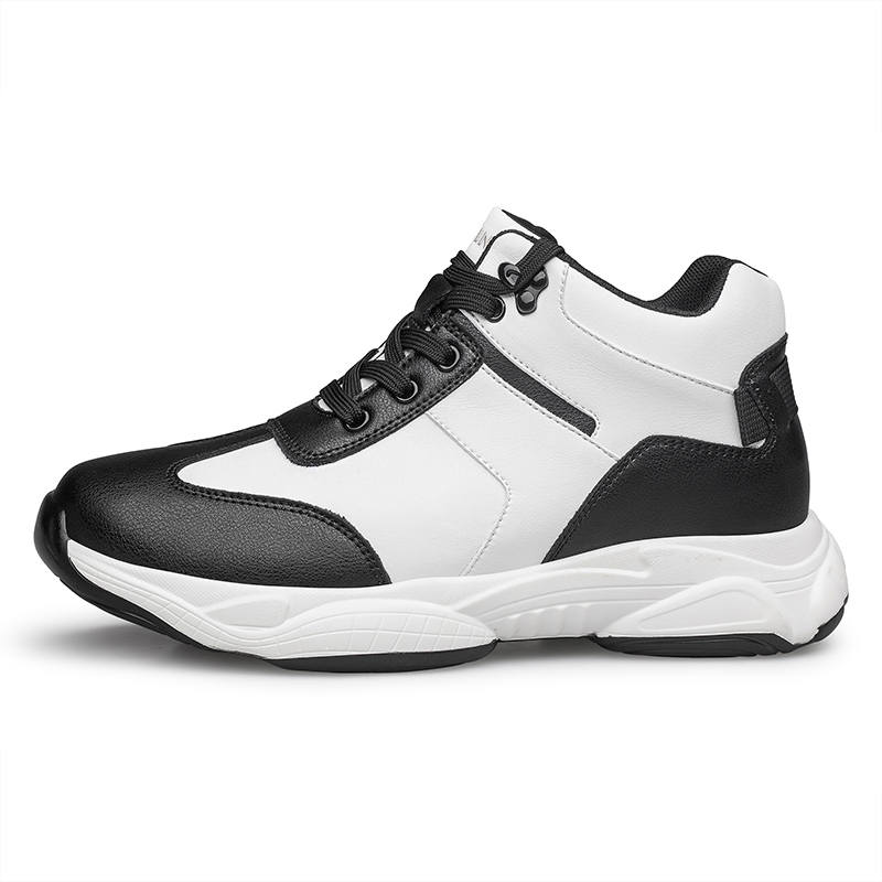 YIMINU Top Grain Cow Leather Casual Shoes