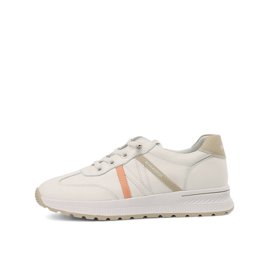 BOERDIQI Cow Leather Lightweight Height Increasing Lightweight Height Increasing Low top Casual Shoes Women's