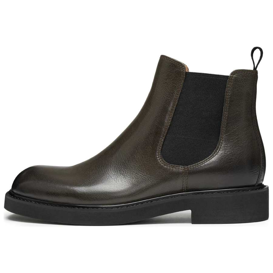 Staccato York Boots Cow Leather Short Chelsea Boots Men's