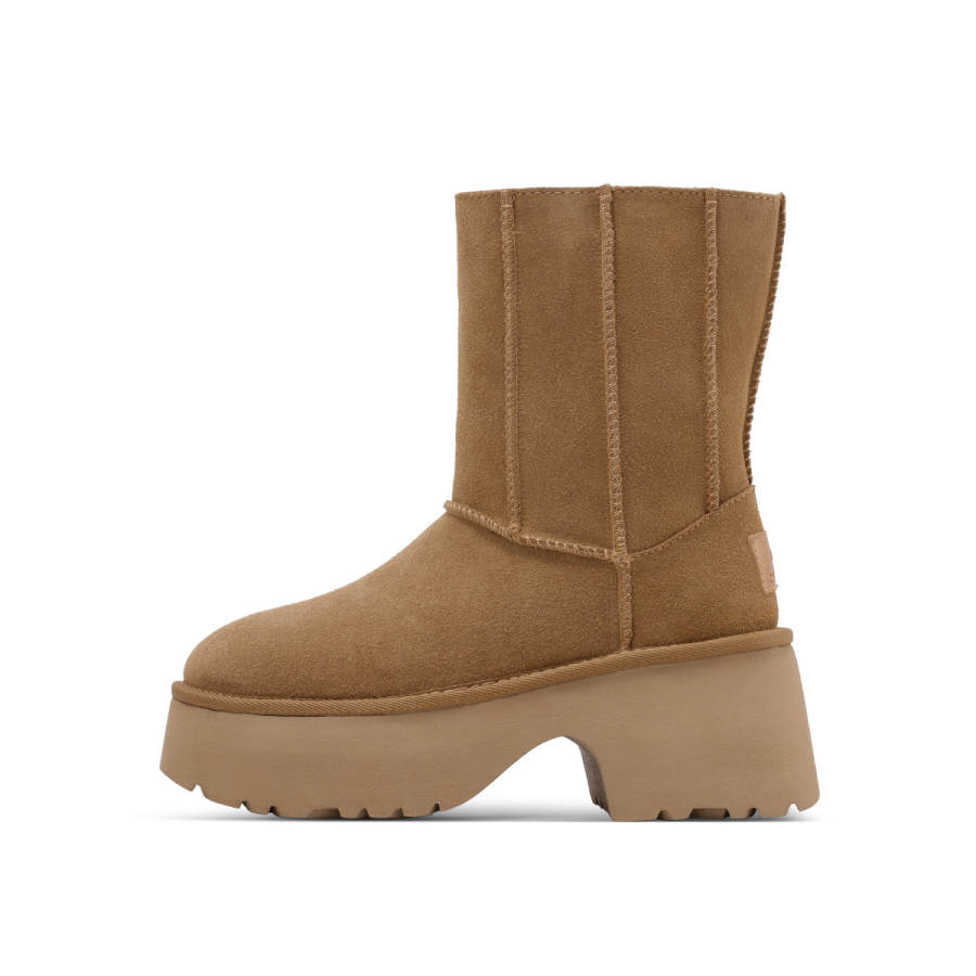C°BANNER Cow Split Leather Thermal Abrasion Resistant Snow Boots Women's Brown