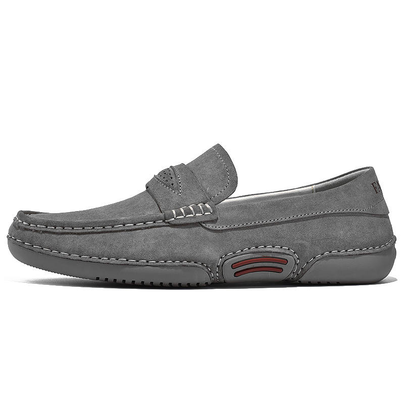 JIGONGYANG Men's Casual Shoes Men's Low Top Gray/Sand