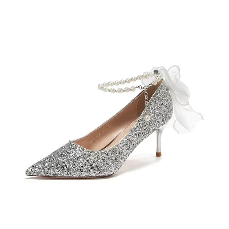 QITUMAUL Slim Heel High Heels Women's