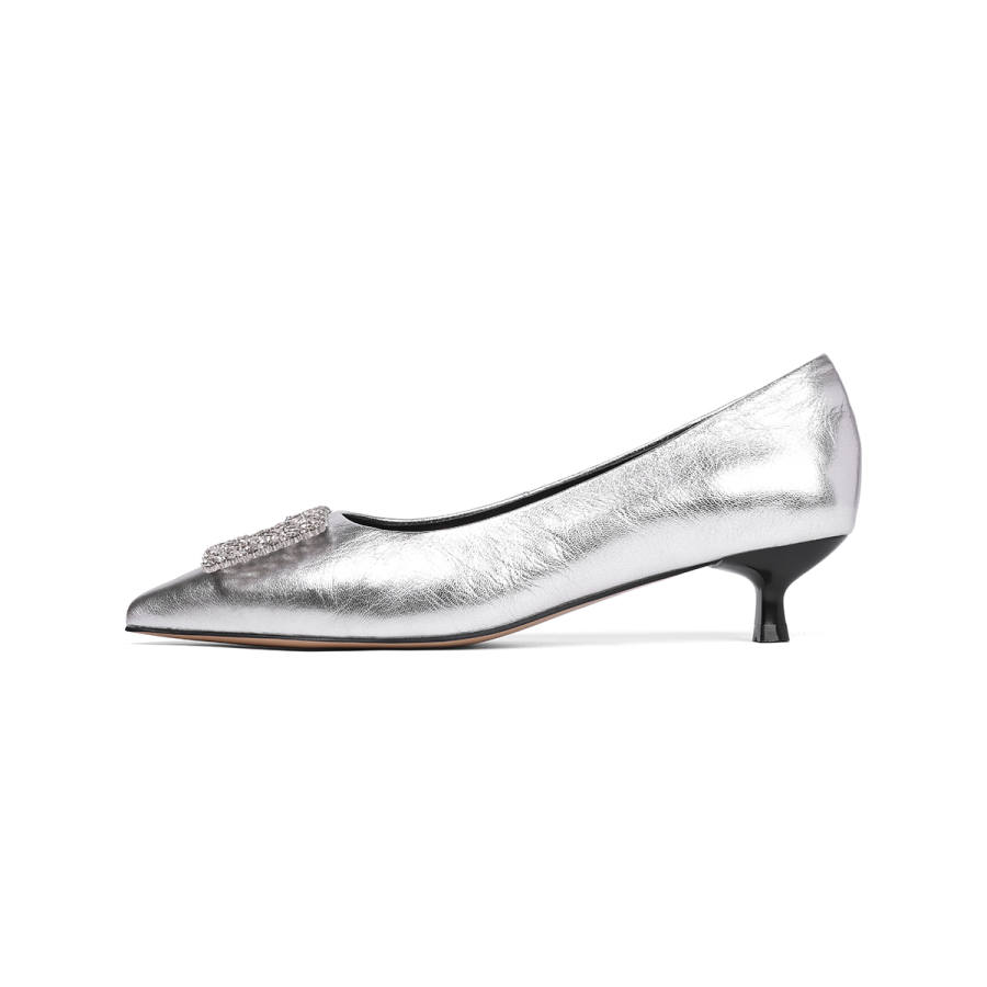 GOLDLION High Heels Women's Silver