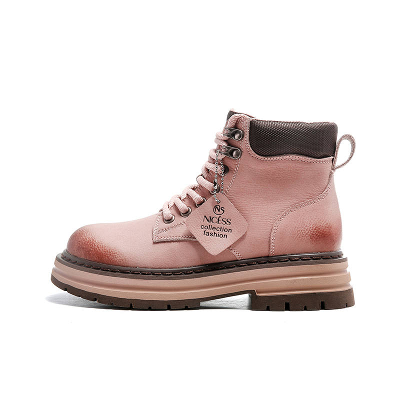 PLO CART Ankle Boots Unisex Gray/Yellow/Pink