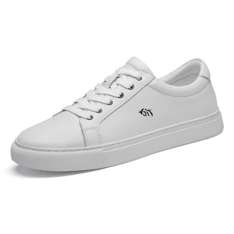 GONGNIULEITING Cow Split Leather Thermal Breathable Thermal Breathable Low top Skateboard Shoes Unisex