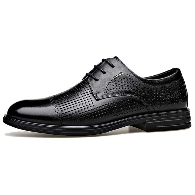PT'SON Dress Shoes Men's Low Top Black