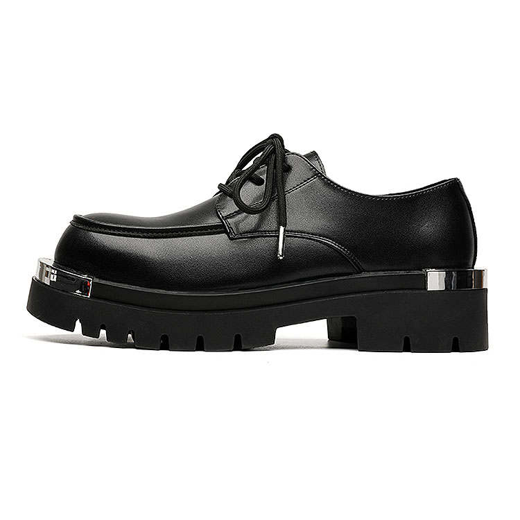 KAQIAODI Microfiber Leather Casual Shoes Men's Black