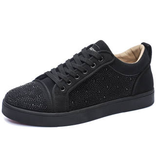 VANSSI Low top Skateboard Shoes Men's Black