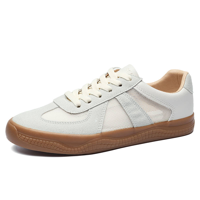 KAISER Lightweight Abrasion Resistant Lightweight Abrasion Resistant Low top Skateboard Shoes Women's Beige Gray