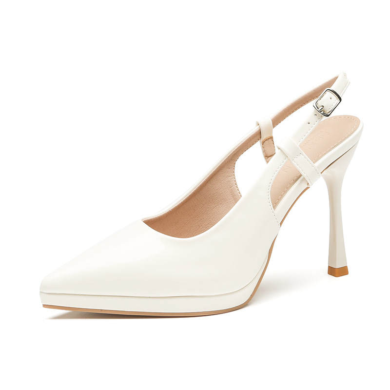 Bamiti Patent Leather Slim Heel High Heels 10cm Women's