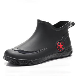LONGYING Rain Boots Men's