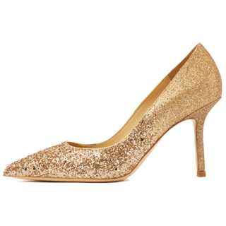 Houseofavenues Sparkling Moments Slim Heel High Heels Women's Gold