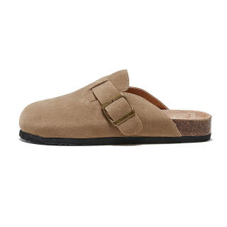 KEMANIKE Odor Resistant Odor Resistant Closed Toe Slippers Women's Khaki