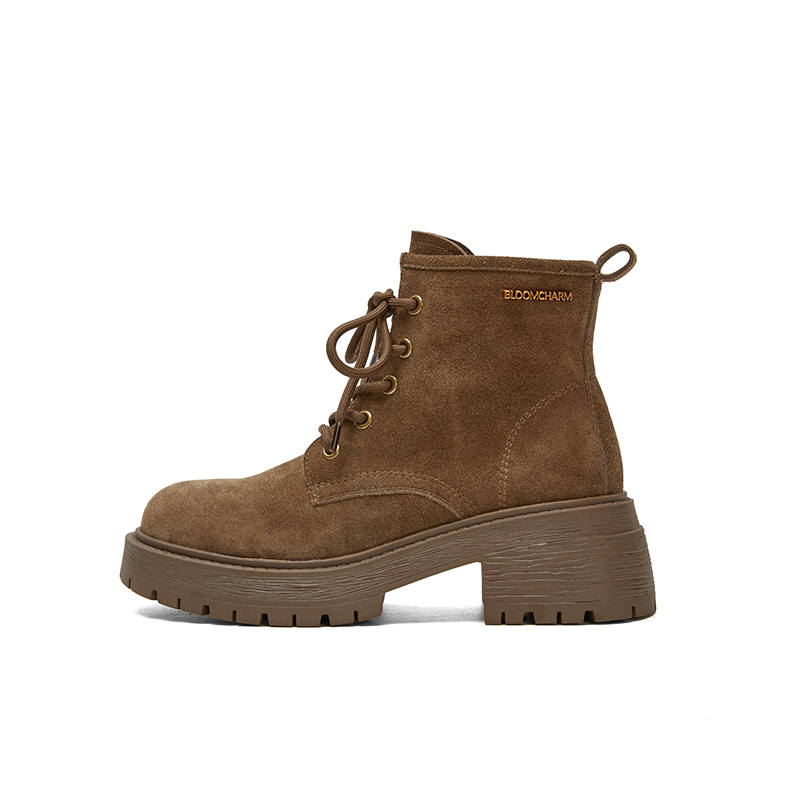 PT'SON PT'SON Short Combat Boots Women's