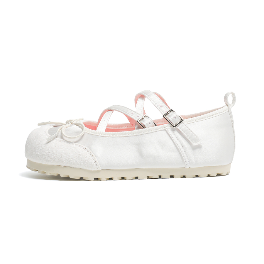 BOJUEMAO Fabric Mary Jane Shoes Women's