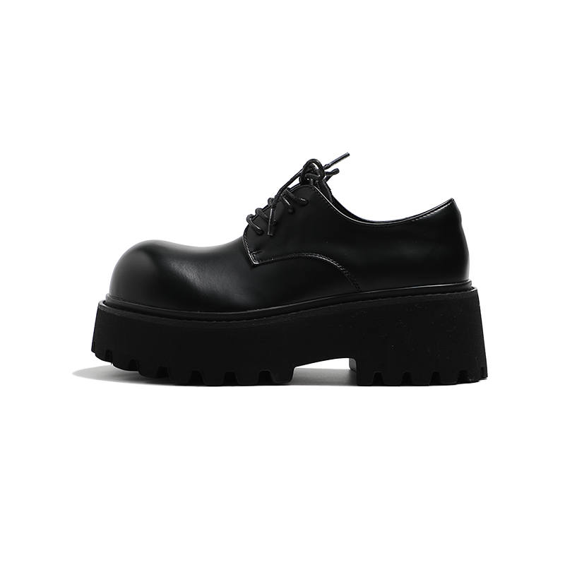 MIS. DANNY Cow Split Leather Casual Shoes Women's Black