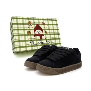 Nicolas.Li Microfiber Leather Low top Skateboard Shoes Women's