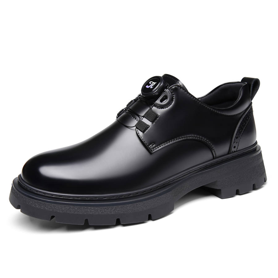 Tonlion Casual Leather Shoes Men's Black