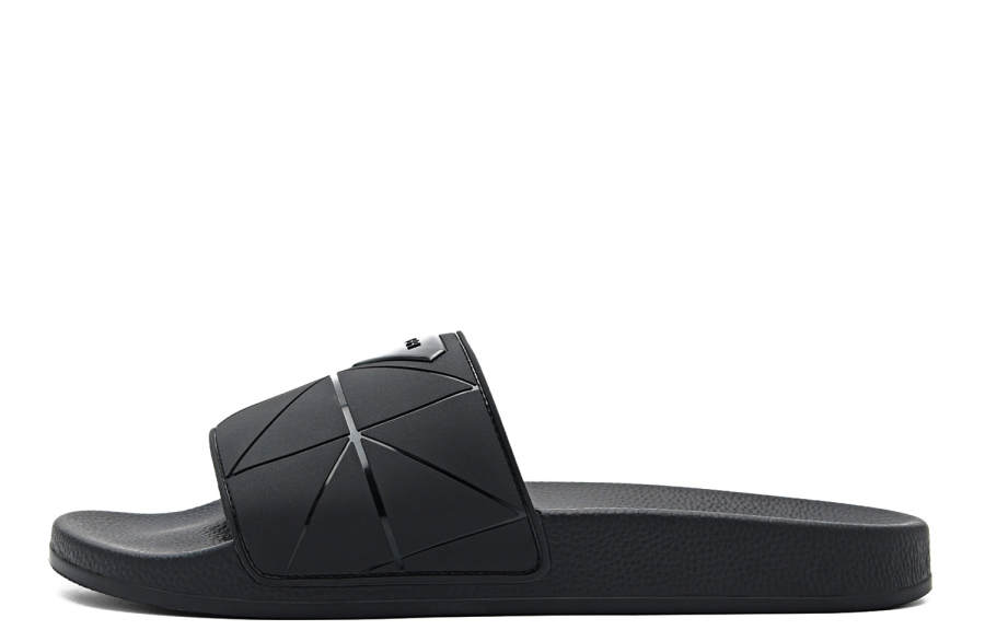 PEDRO PEDRO Slide Slippers Men's Black/Dark Green