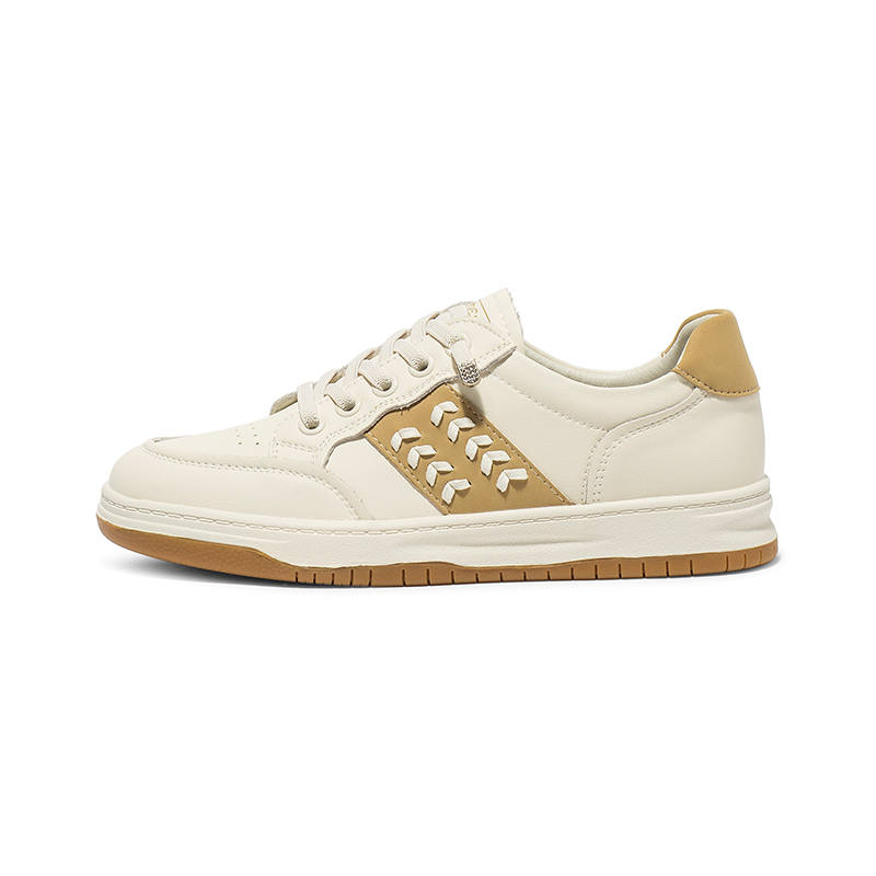 Coup De Foudre Cow Split Leather Stylish Skateboarding Shoes 2.5cm Women's