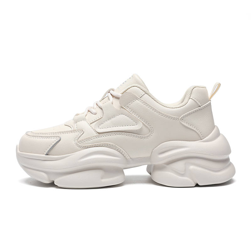 ZHR Cushioning Height Increasing Abrasion Resistant Breathable Low top Chunky Sneakers 6.5cm Women's