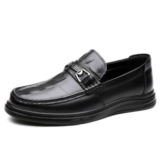 Poitulas Men's Casual Shoes Men's Low Top Black, Brown