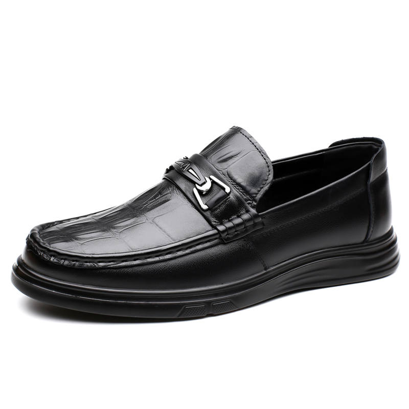 Poitulas Men's Casual Shoes Men's Low Top Black, Brown