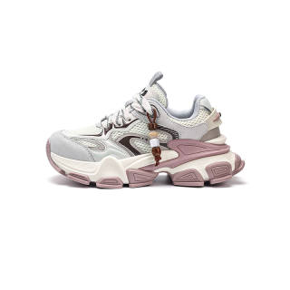 CAI CHI Mesh Cushioning Low top Chunky Sneakers For Women's Unisex