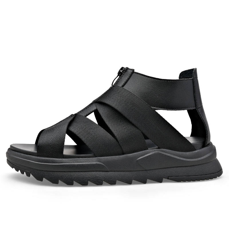 LUOMAIKE Beach Sandals Men's Black