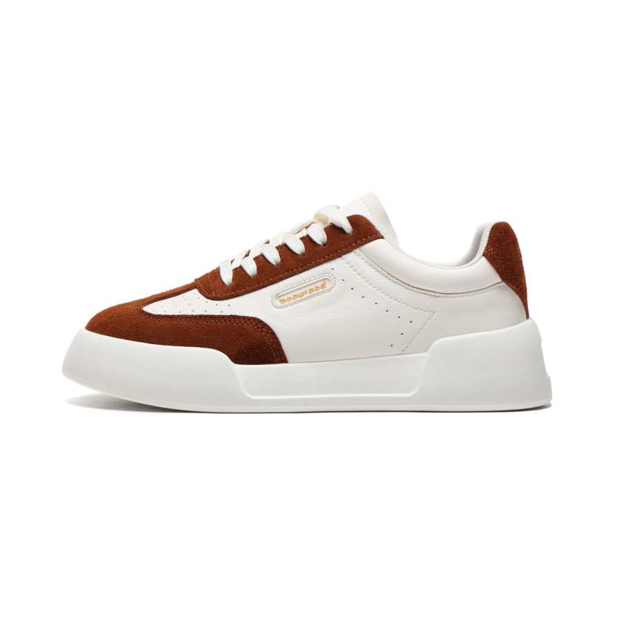 Meixi Top Grain Cow Leather Lightweight And Breathable Low top Skateboard Shoes Men's