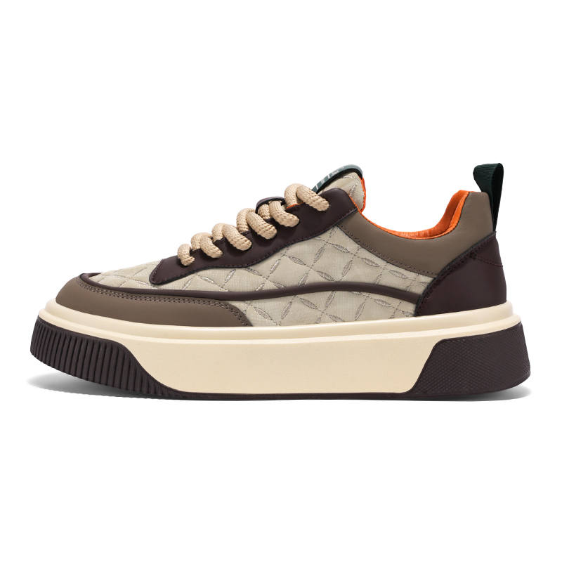 SENGUIBUCK SENGUIBUCK Microfiber Leather Low top Skateboard Shoes Men's