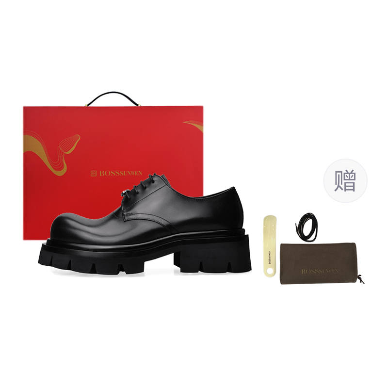 BOSSSUNWEN Dress Shoes Men's Black