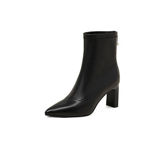 COMELY Sheepskin Ankle Boots 7.5cm Women's