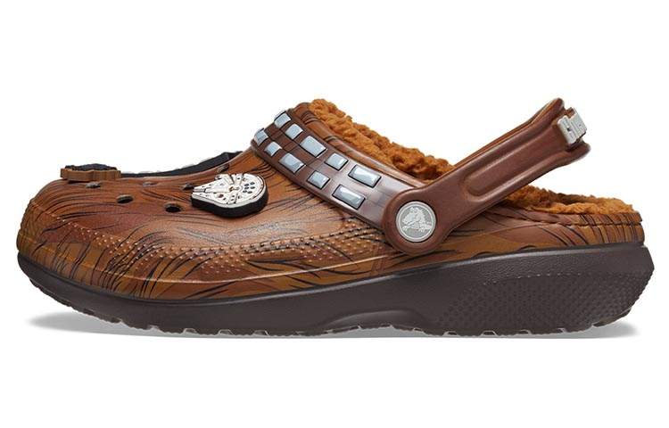 Crocs x The Star Wars Classic Clog Chewbacca, Star Wars EVA Clogs Unisex Dark Coffee