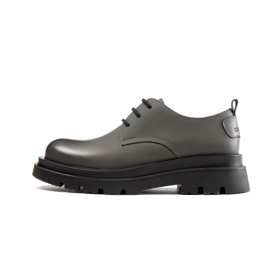 AOKANG Casual Leather Shoes Men's Gray