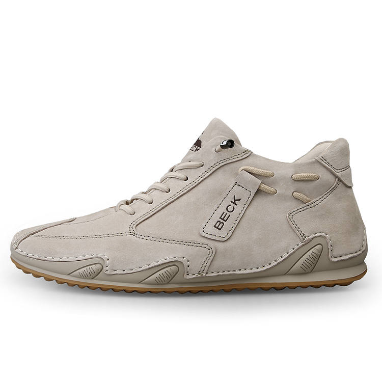 BECK Men's Casual Shoes Men's Mid Top Sand/Gray
