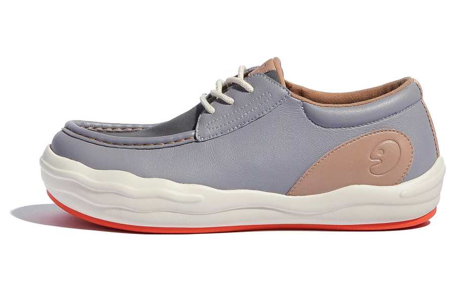 U.IN Skateboard Shoes Women's Low Top Gull Gray