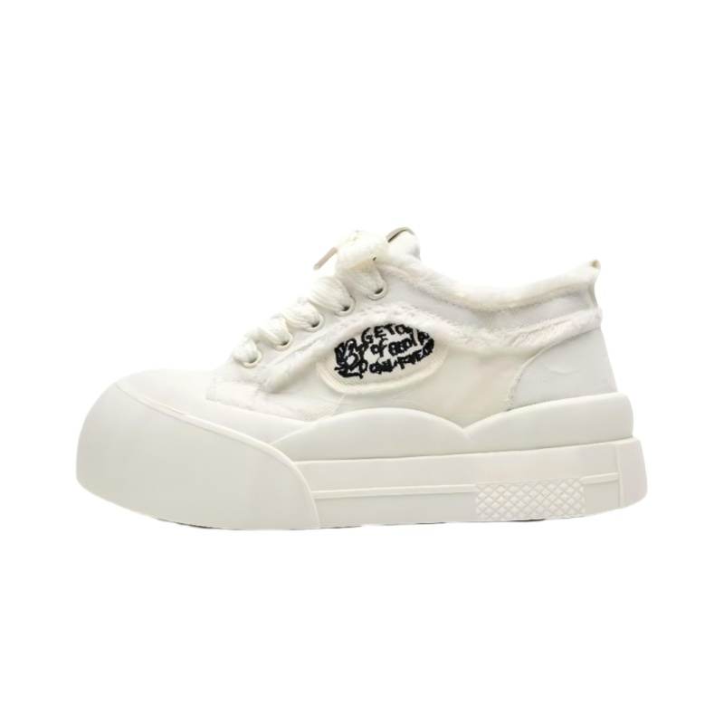 Luji Pu Cushioning Abrasion Resistant Cushioning, Wear Resistant Low top Casual Shoes Women's
