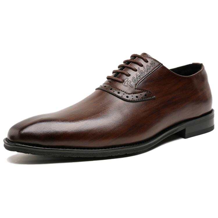 WEISHIBANGWEI WEISHIBANGWEI Microfiber Leather Dress Shoes Men's