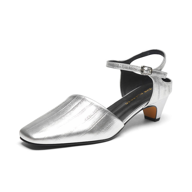 ZHR Top Grain Cow Leather Women's Casual Shoes 4.5cm Women's