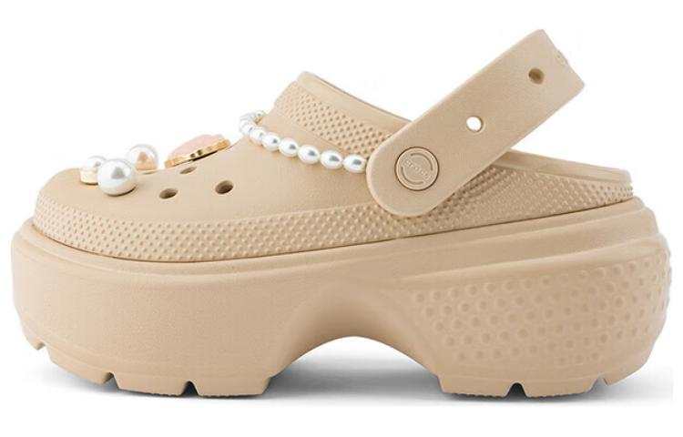Crocs Crocs Clogs 5.5cm Women's Beige