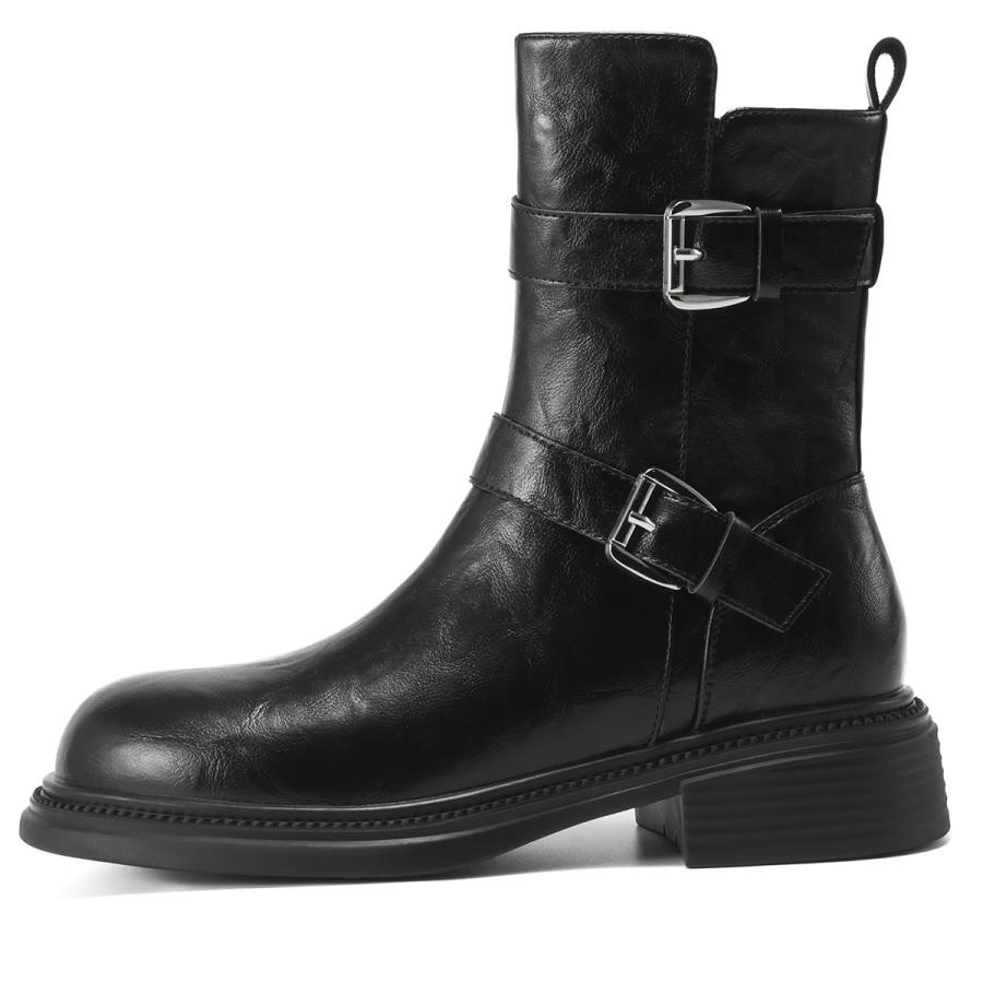 D:FUSE SCANDINAVIA D FUSE SCANDINAVIA Cow Split Leather Combat Boots Women's