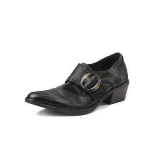 ROROWU Horse Leather Casual Shoes Women's
