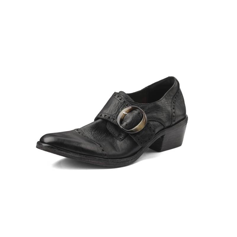 ROROWU Horse Leather Casual Shoes Women's