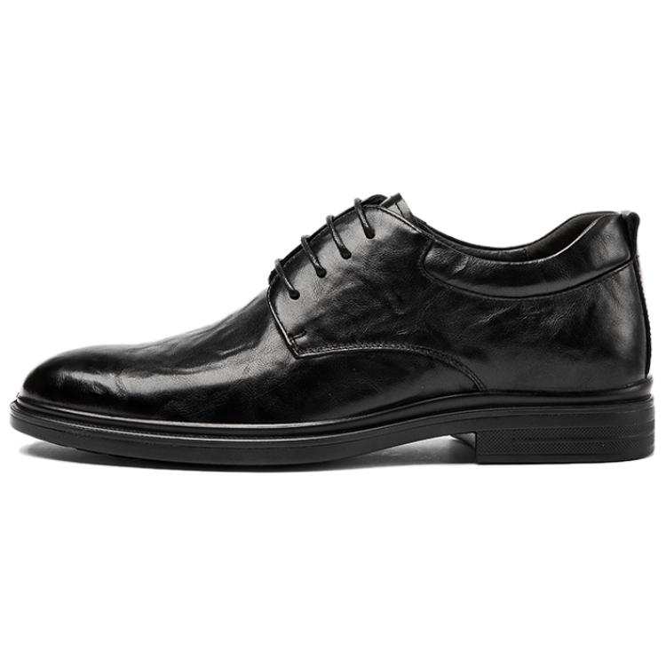 AOKANG Dress Shoes Men's Low Top Black