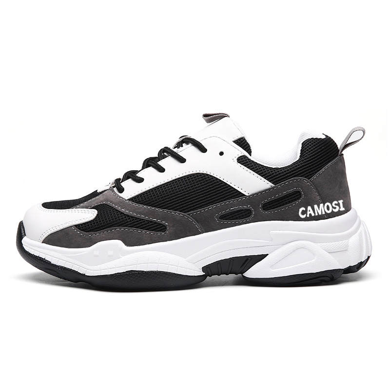 CAMOSI Trendy Lace Up, Comfortable And Versatile Cushioning Low top Chunky Sneakers Unisex